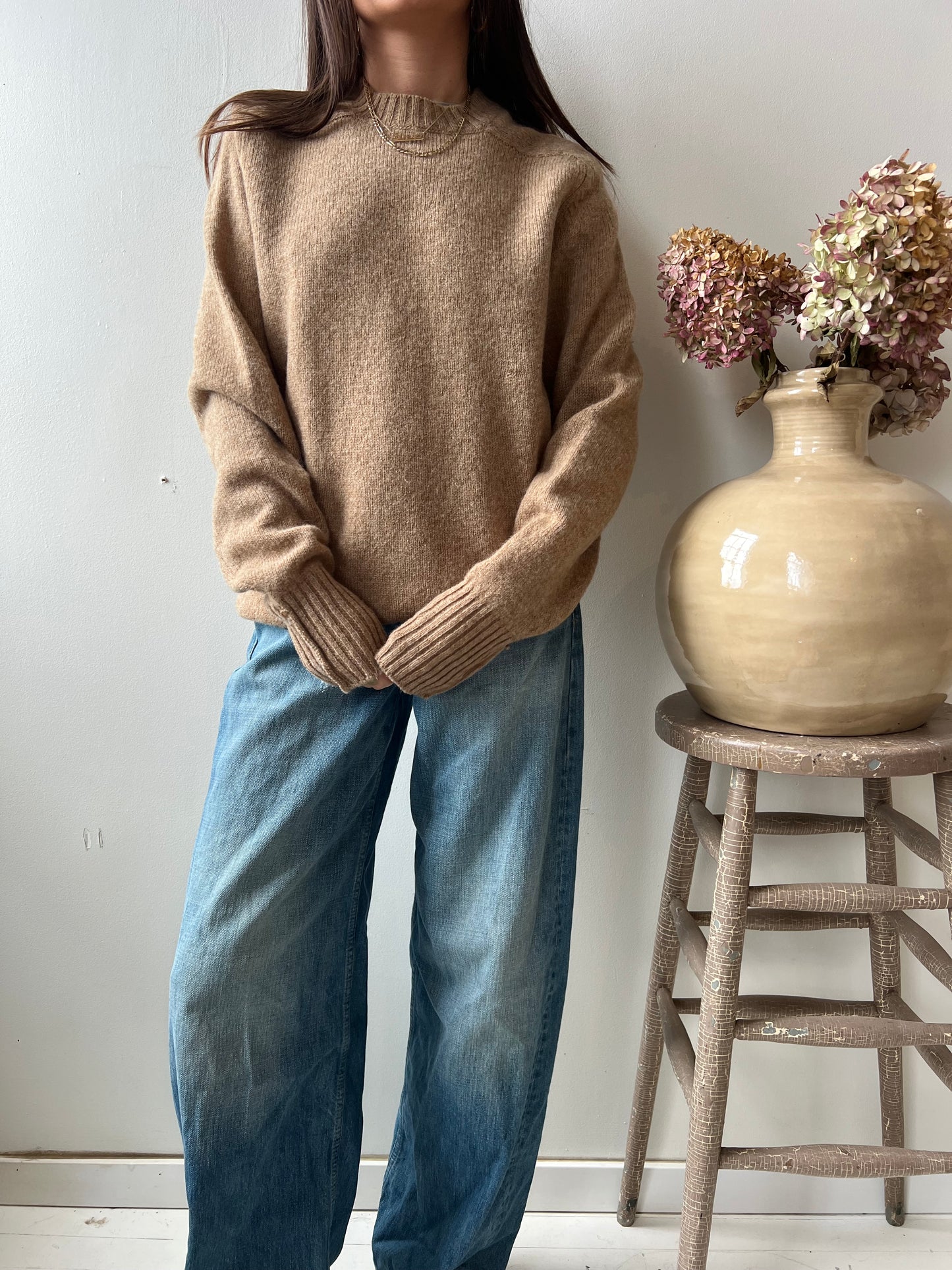 Tan Wool Pullover