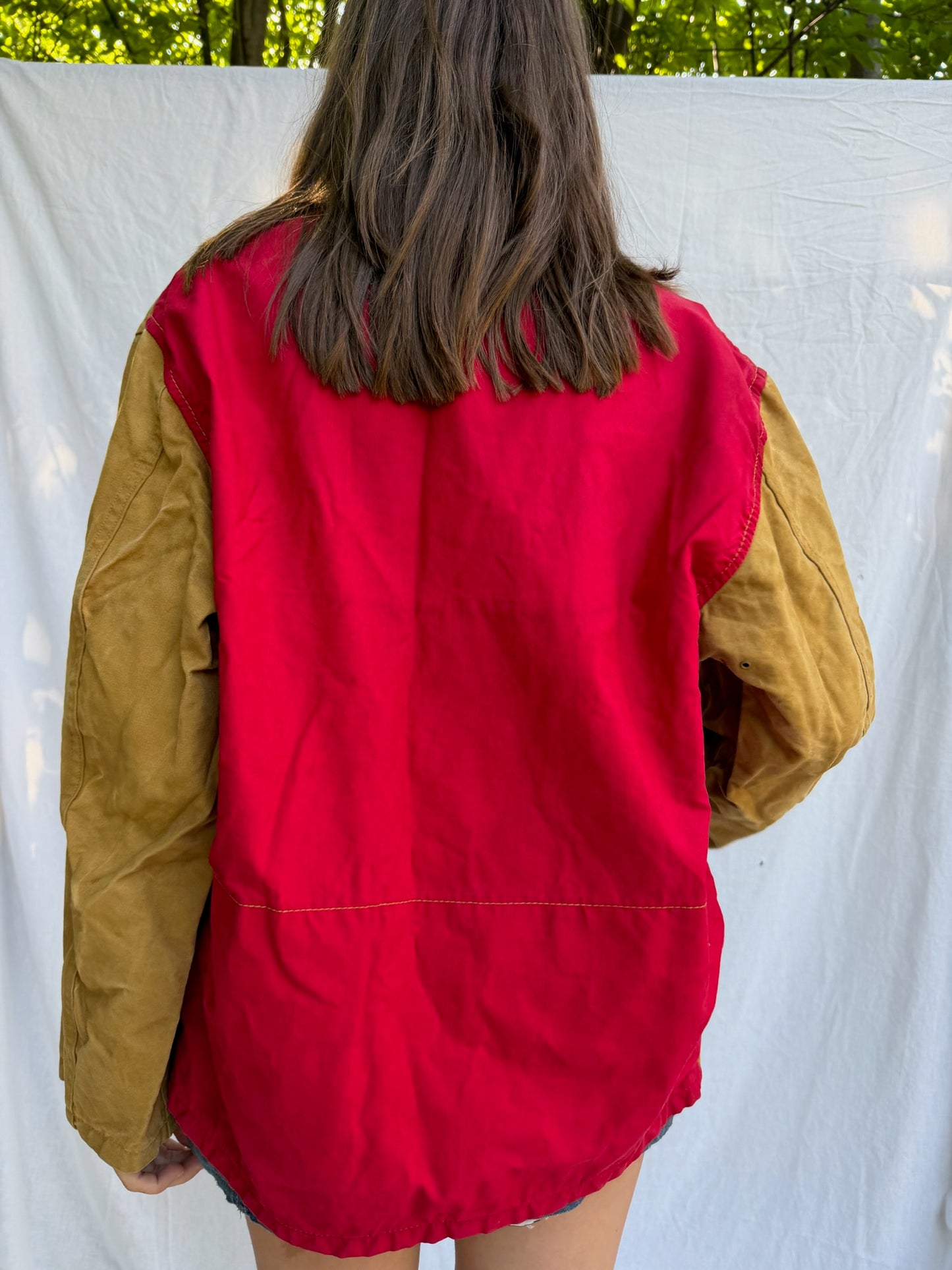 Tan + Red Hunting Jacket 01