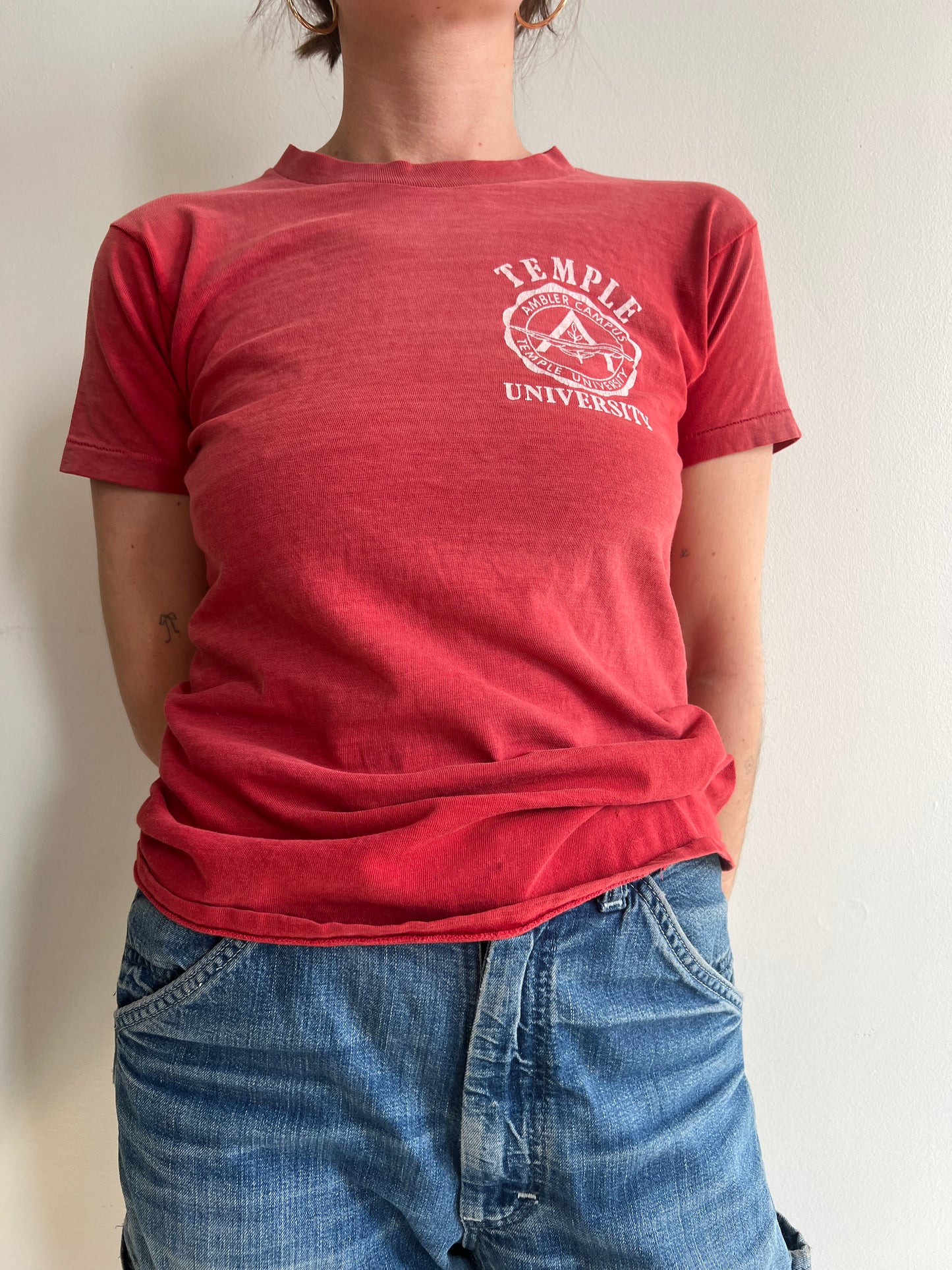 Faded Red Temple Uni Tee
