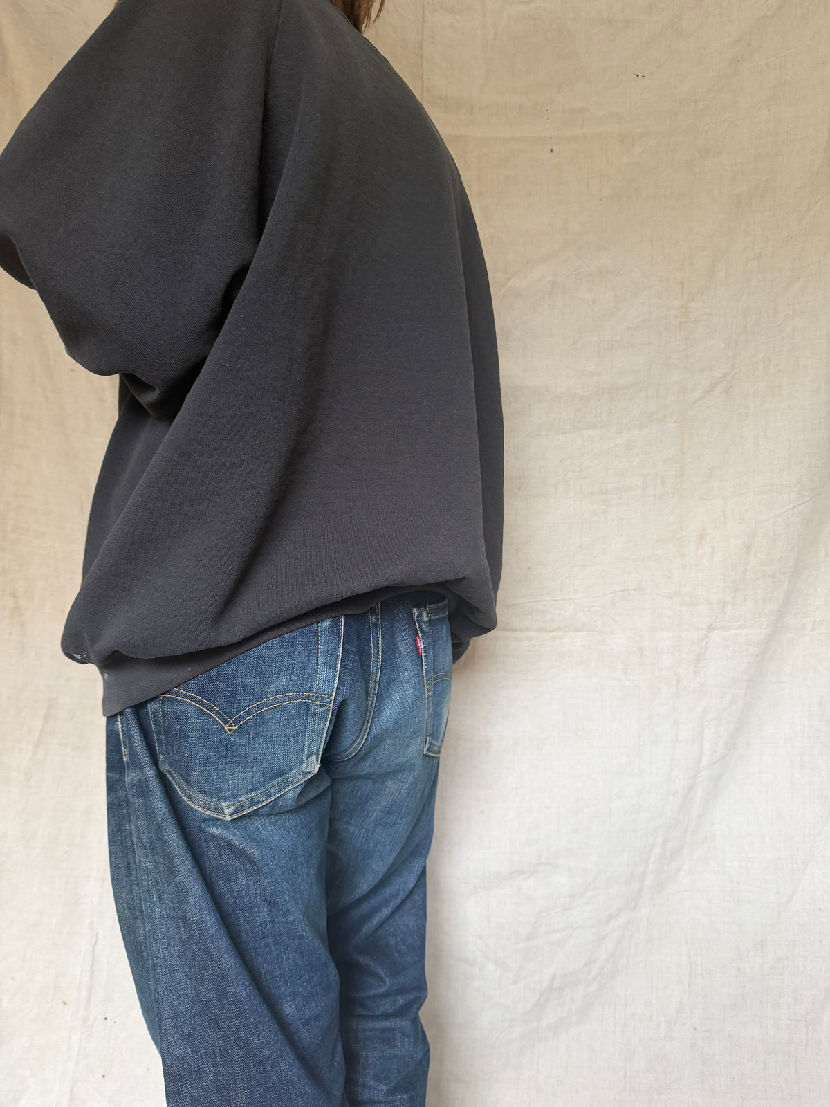 Faded Black Crewneck