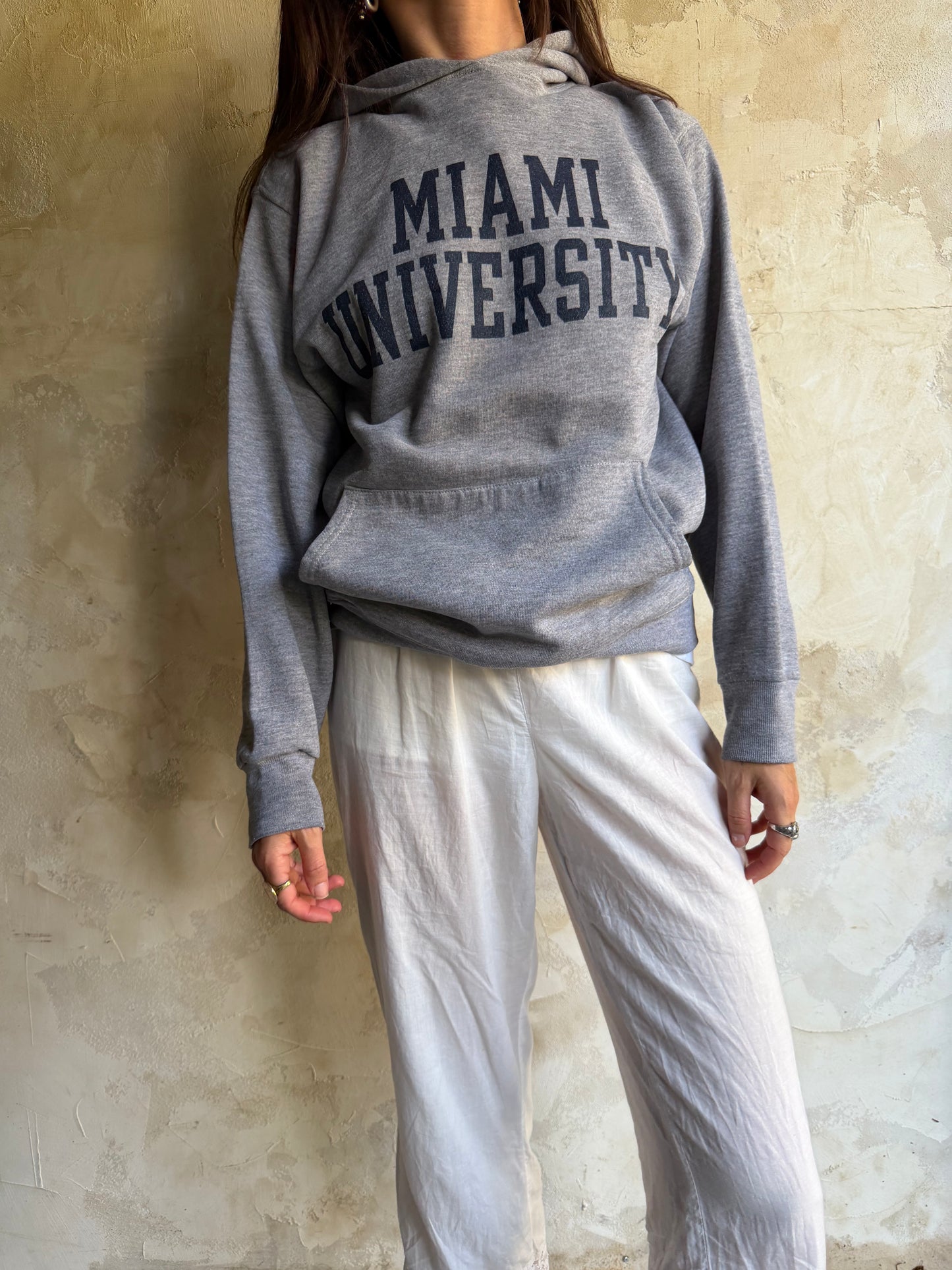 Miami Uni Grey Hoodie