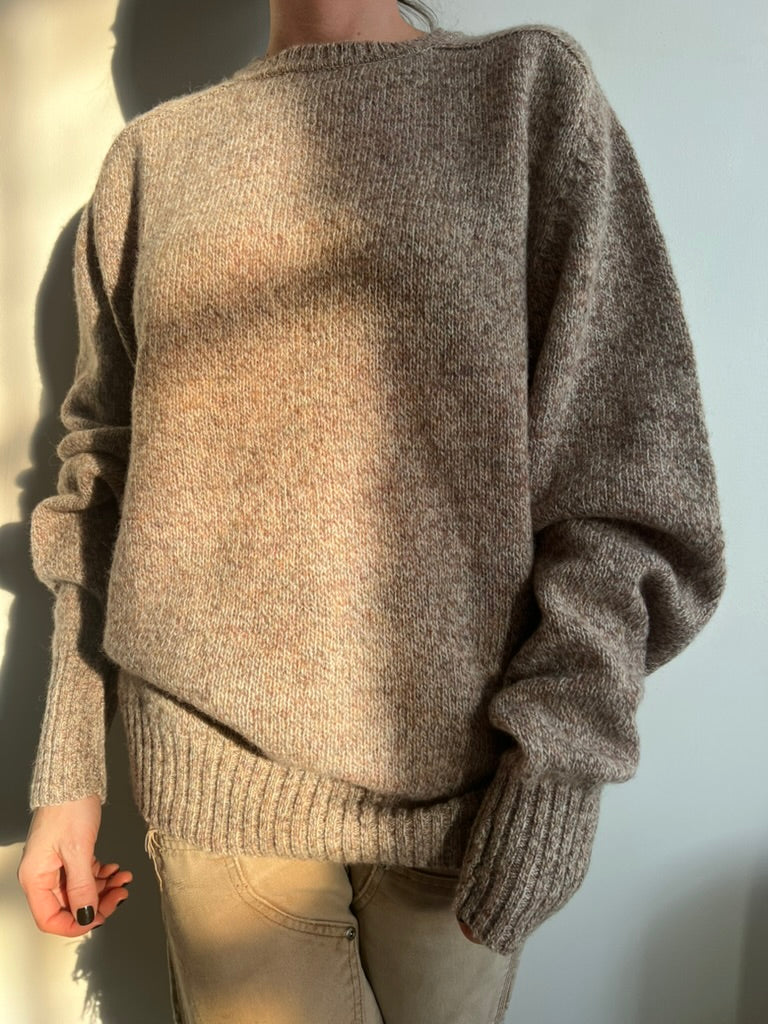 Oatmeal Wool Pullover