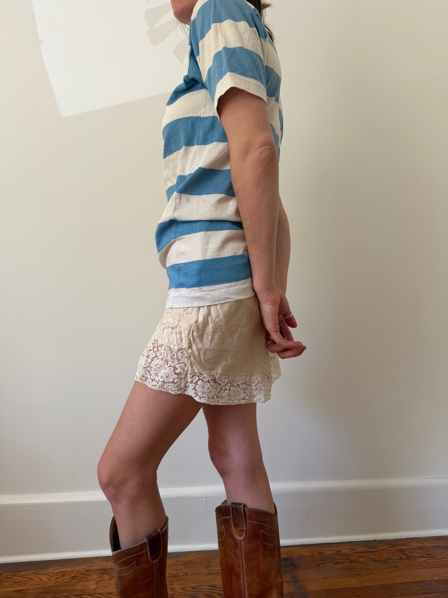 60s Striped Blue Tee