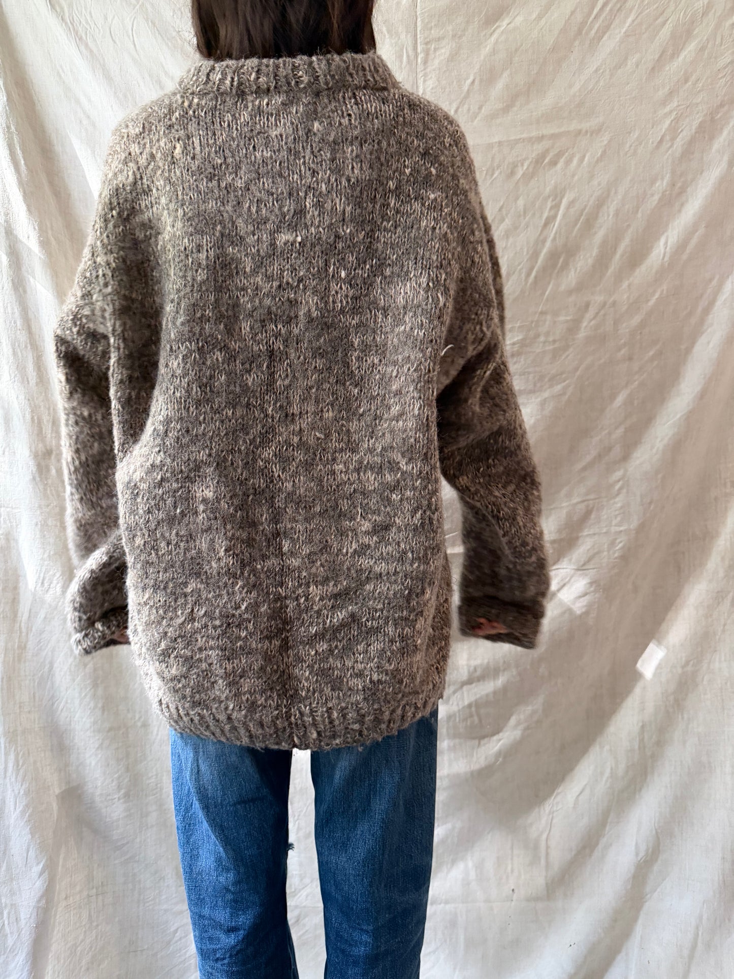 Speckled Fawn Wool Sweater