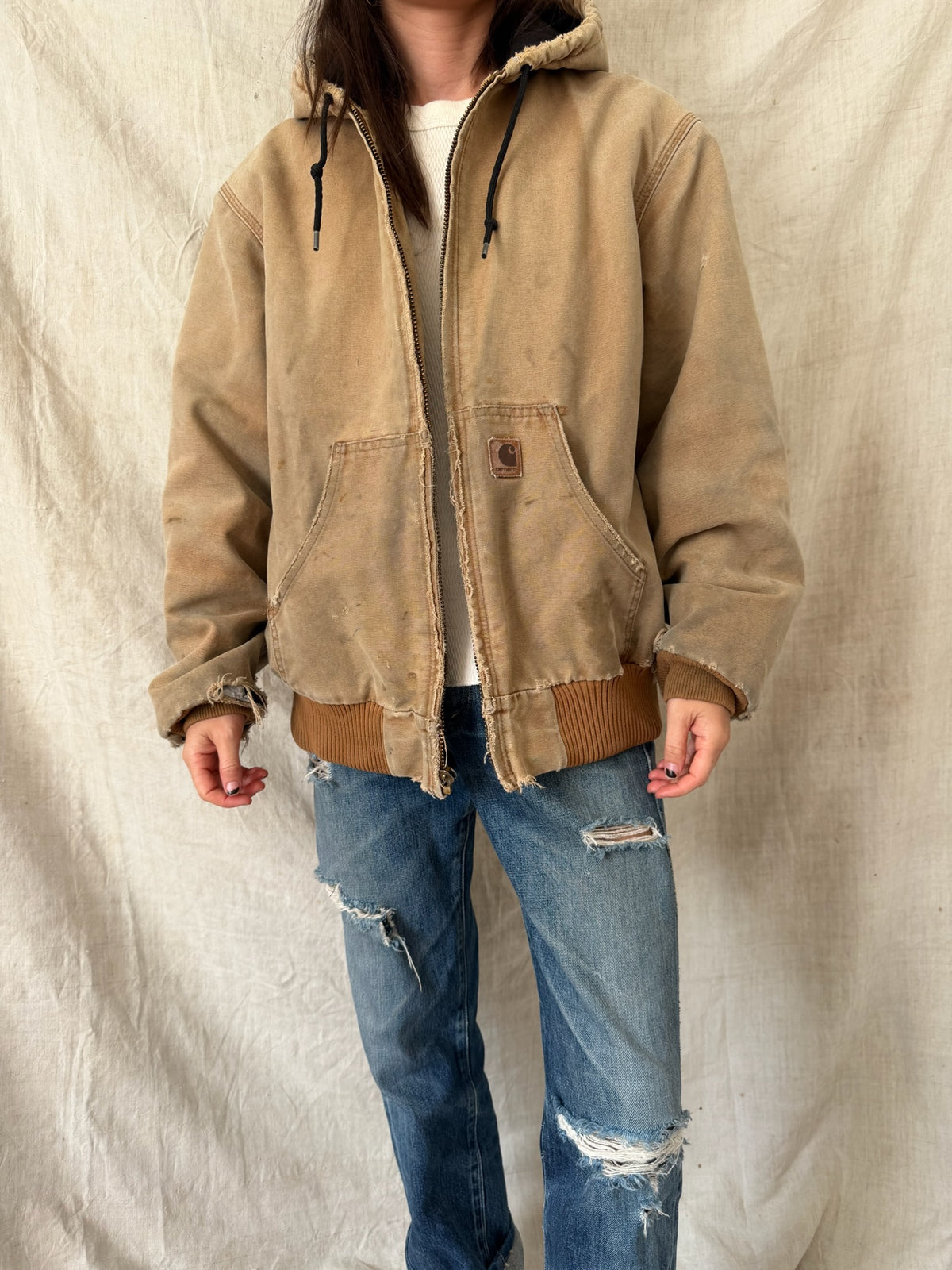 Carhartt Zip Up Hooded Jacket