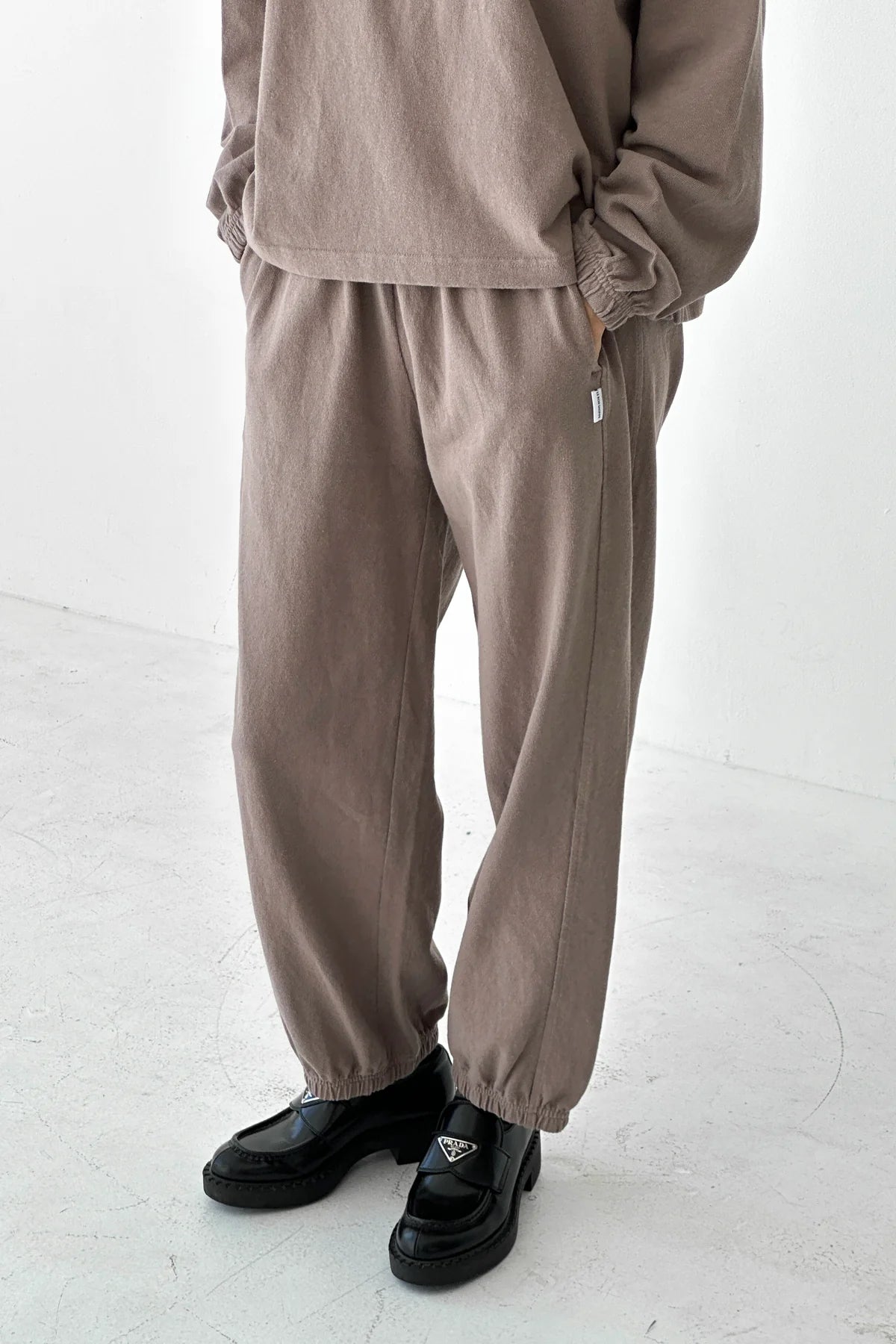 Balloon Pants in Mushroom by Le Bon Shoppe