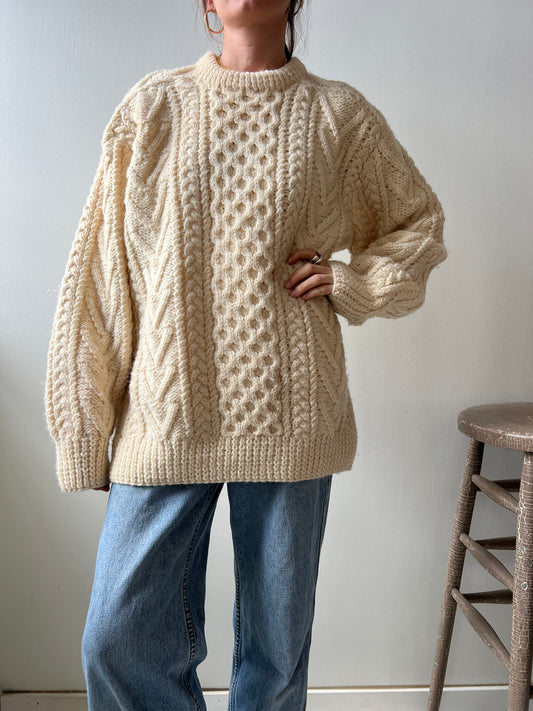 Gaeltarra Handknit Irish Wool Sweater