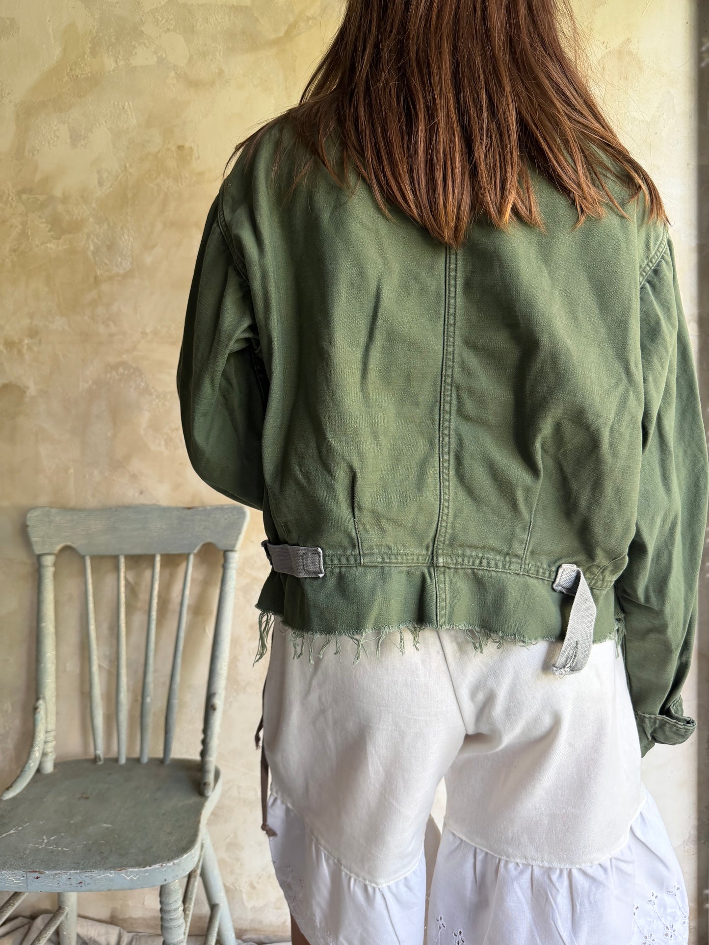 Military Cropped Jacket