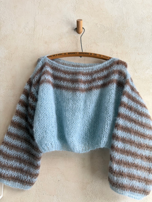 Baby Blue + Fawn Stripe Sweater by Rayés