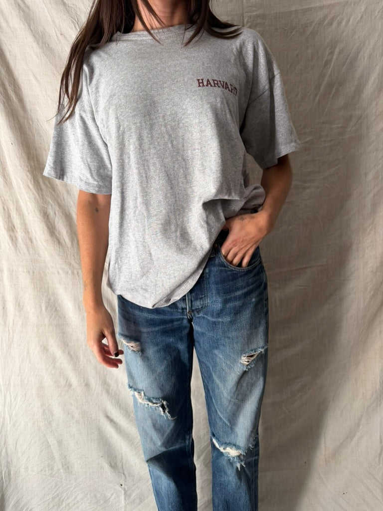 Grey Harvard Tee