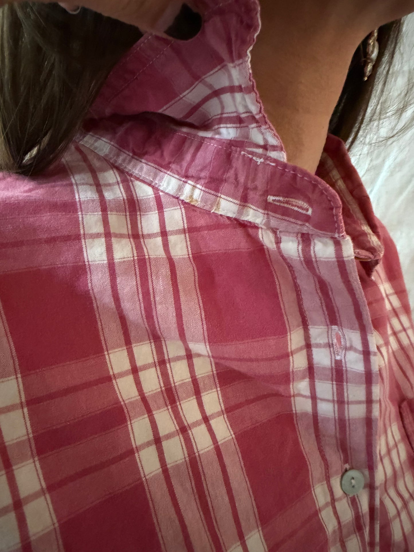 Pink Plaid Cowgirl Shirt