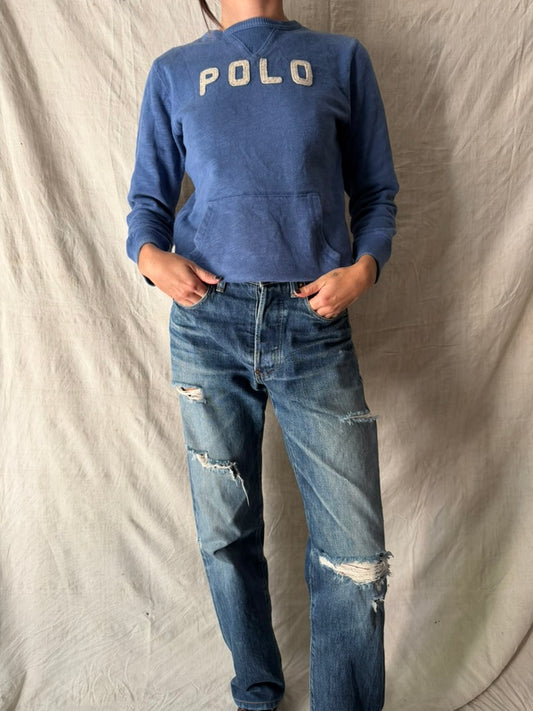 Blue Polo Crewneck