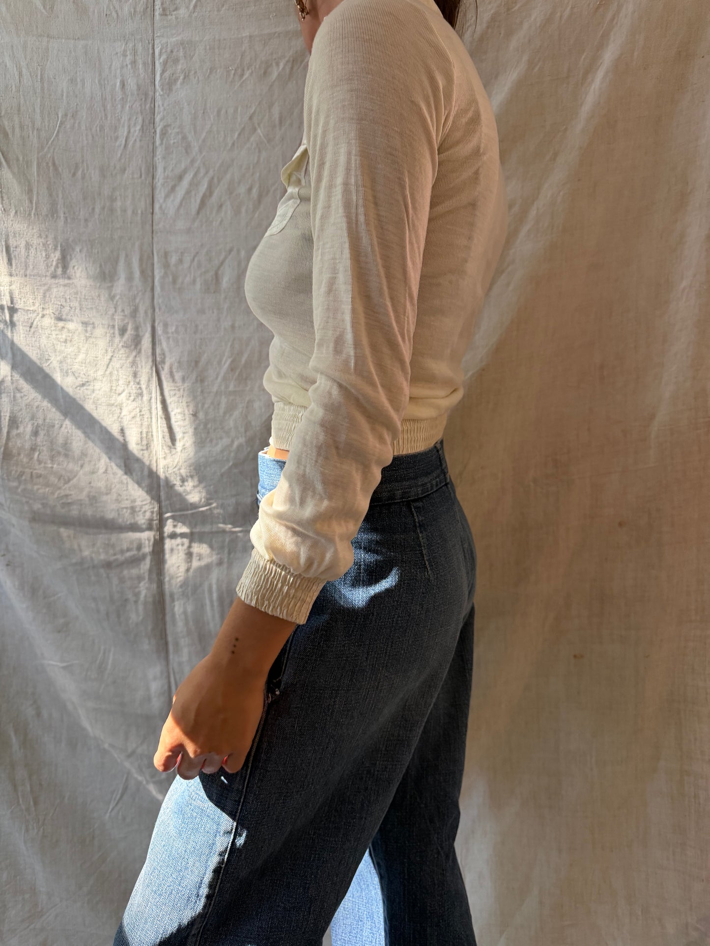 70s Ivory Top