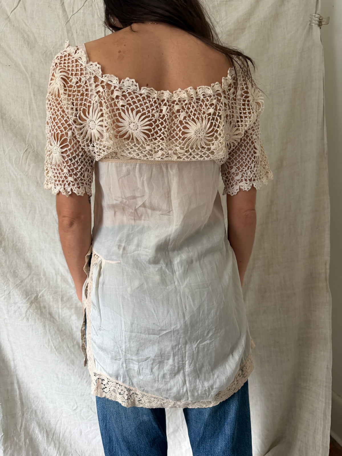 Antique Crochet Sleeves