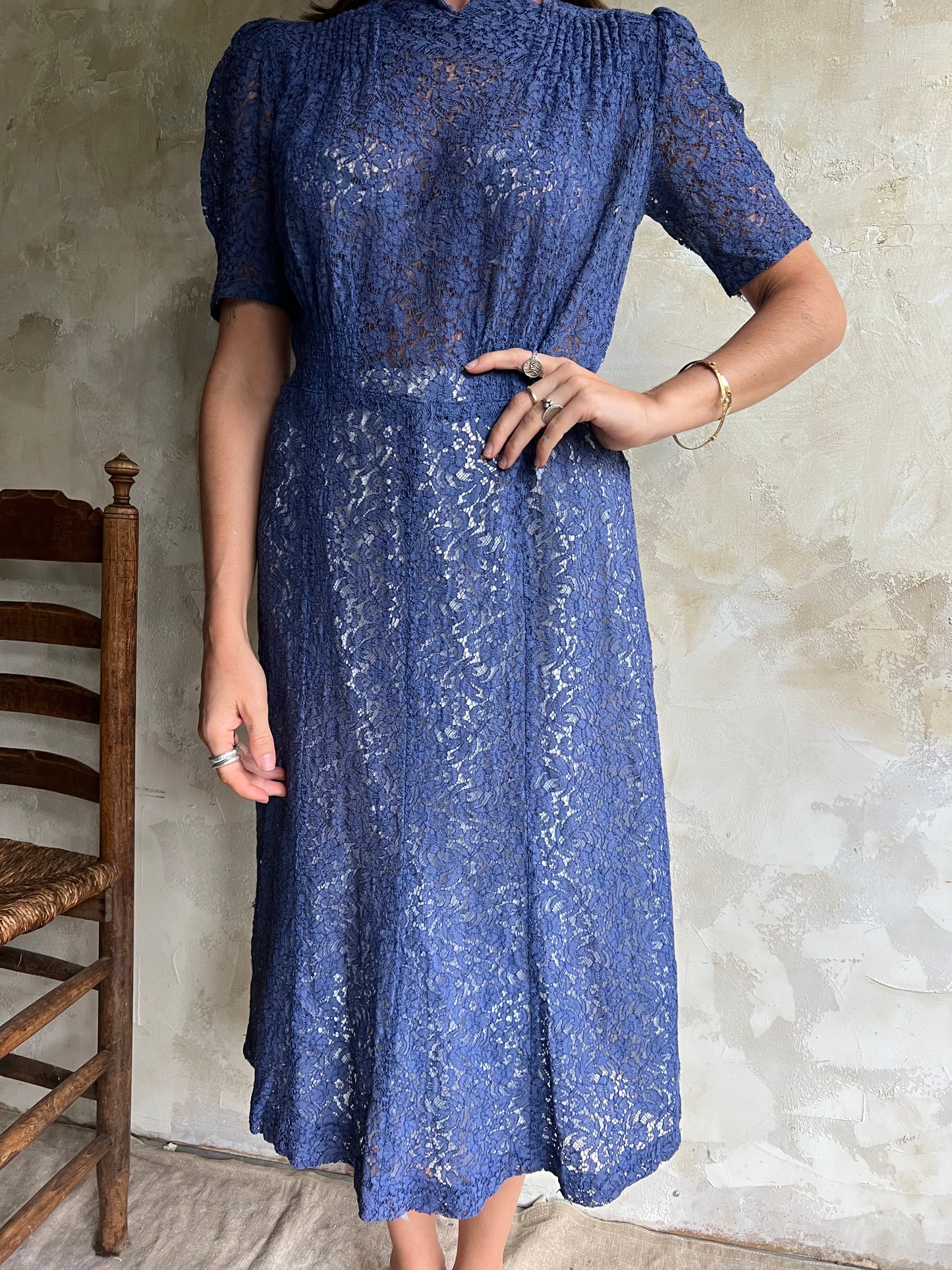 Periwinkle Lace Dress