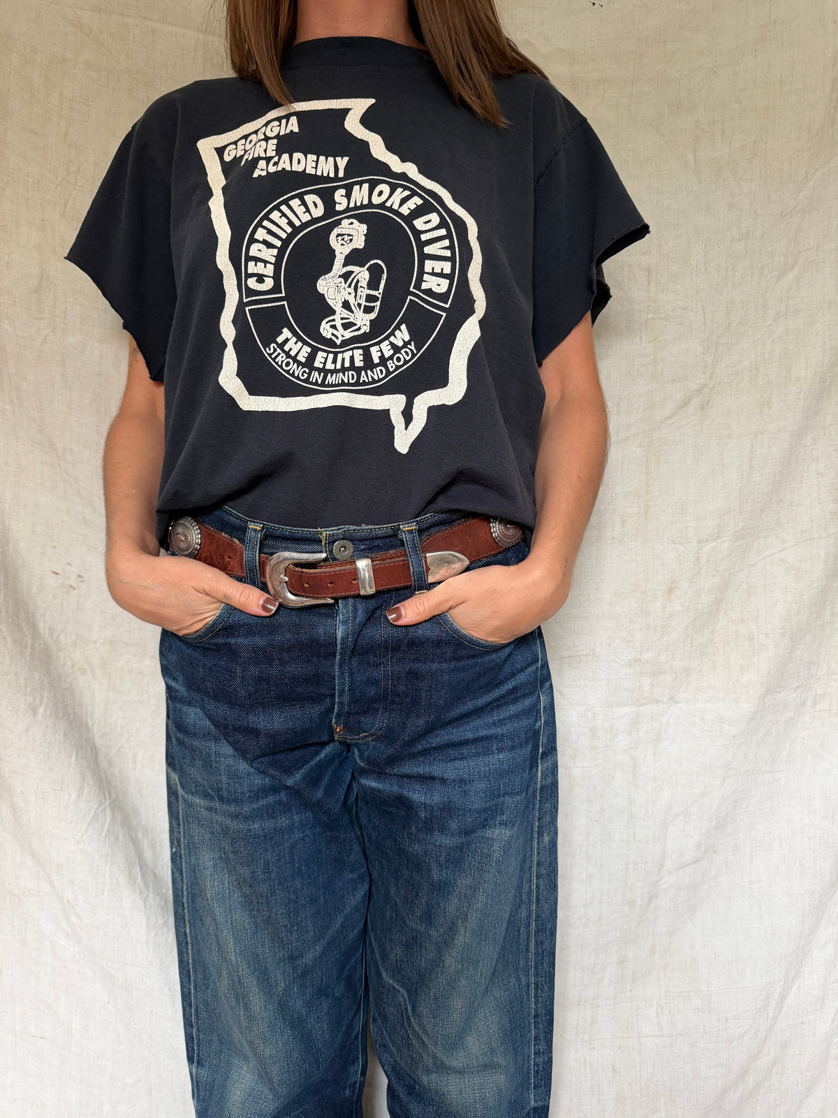 Cropped Georgia Fire Academy Tee