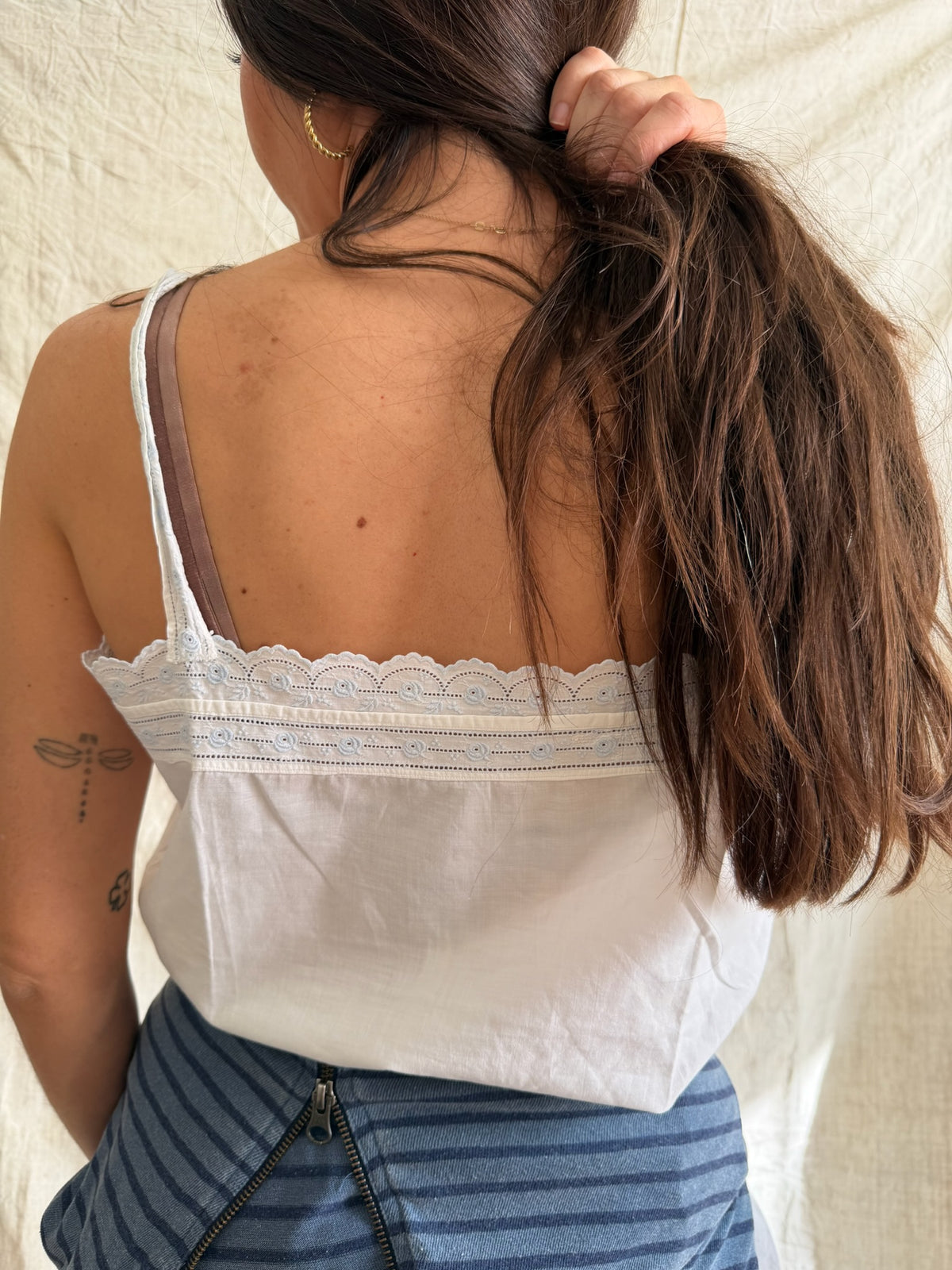 Antique French Cotton Slip