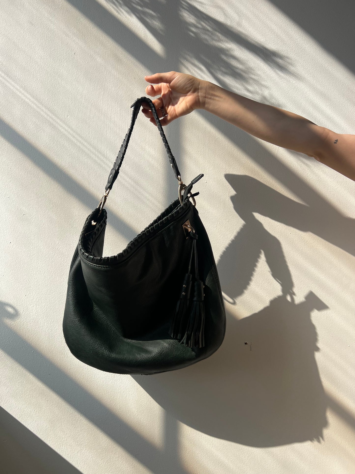 Forest Green Bucket Bag