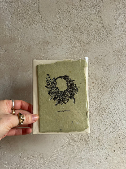 Seasons Greetings Card by Farmette