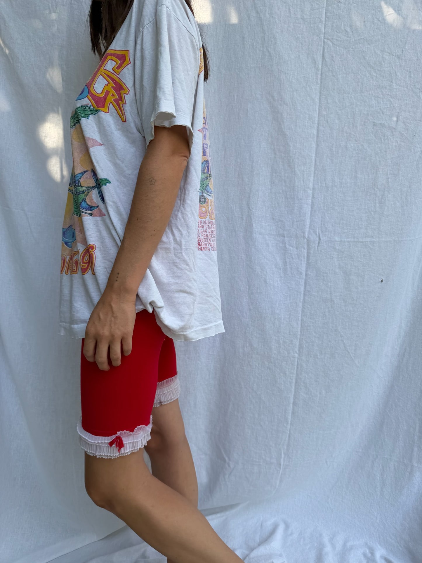 Cherry Red Ruffle Vintage Bloomer