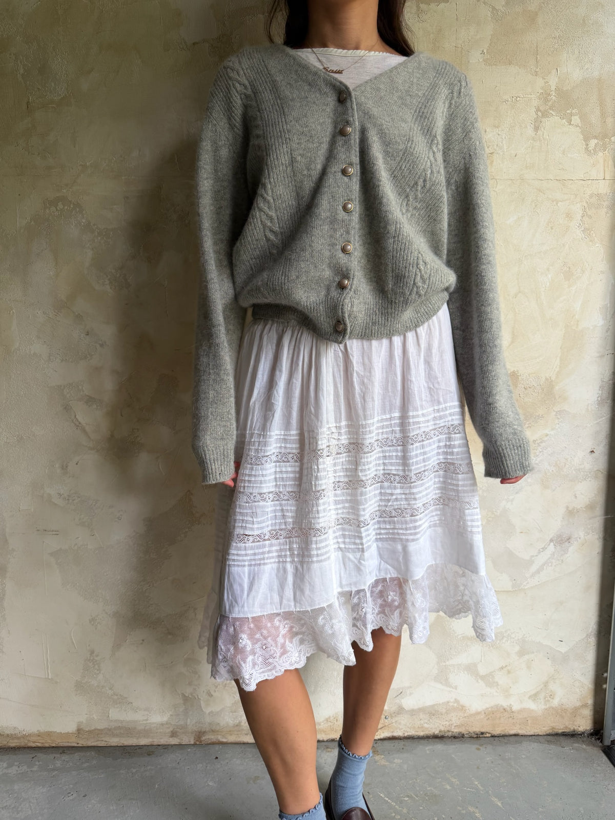 Heather Grey Cardigan