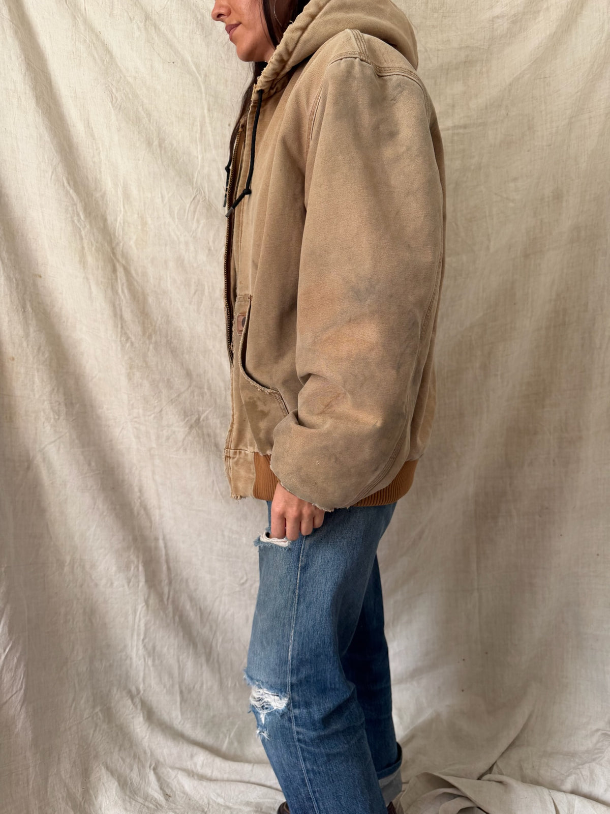 Carhartt Zip Up Hooded Jacket