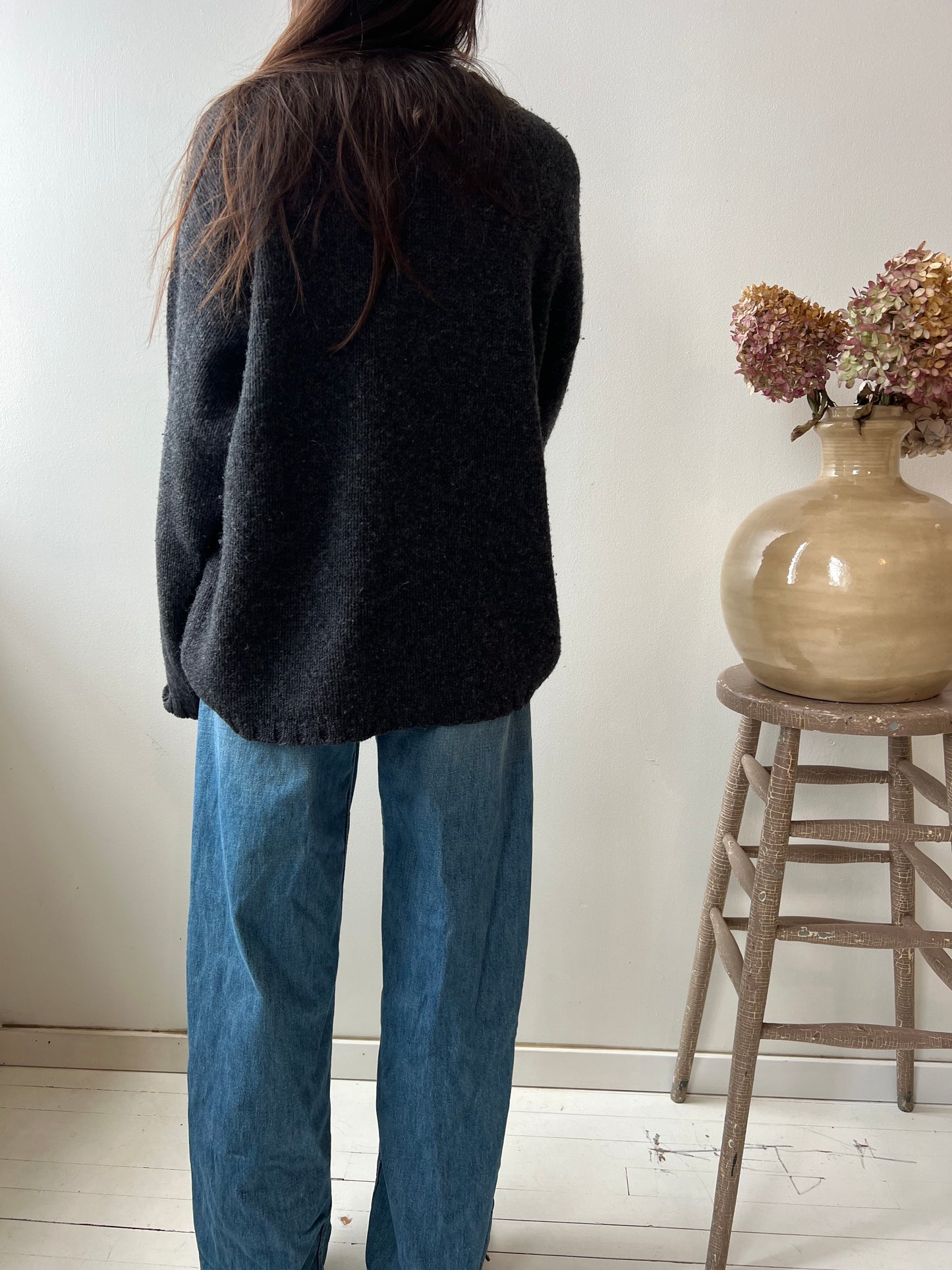 Charcoal Grey J Crew Sweater