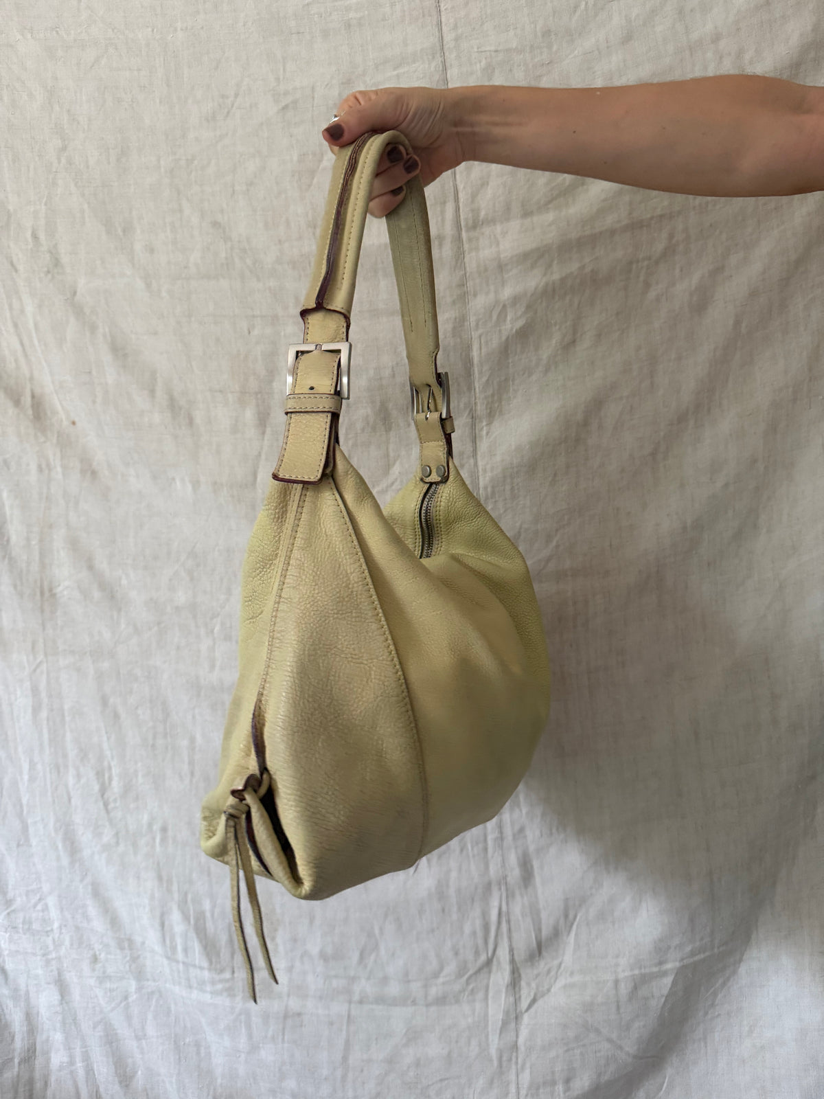 Butter Yellow Leather Purse