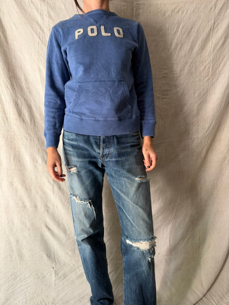 Blue Polo Crewneck