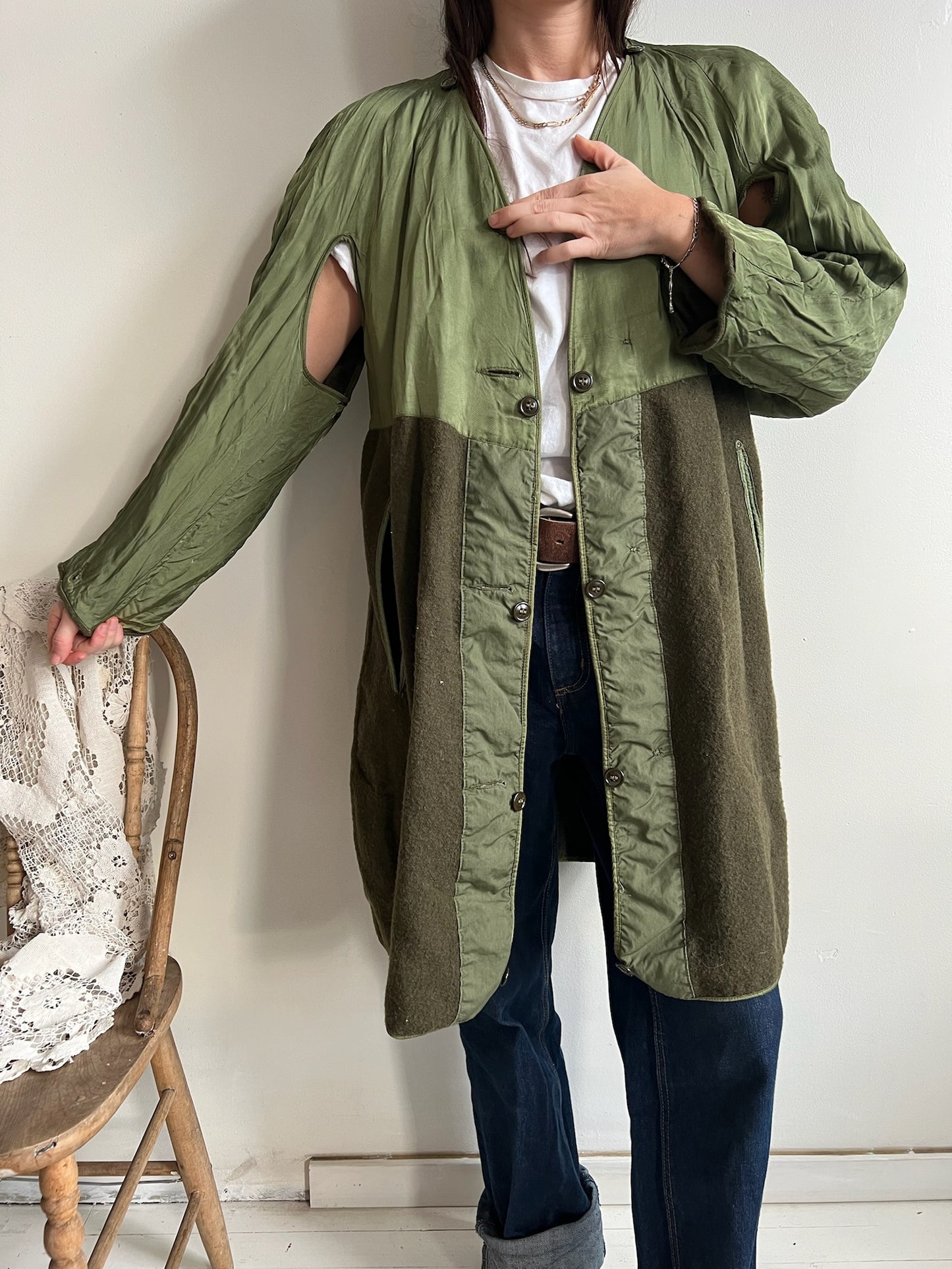 Wool Long Military Liner