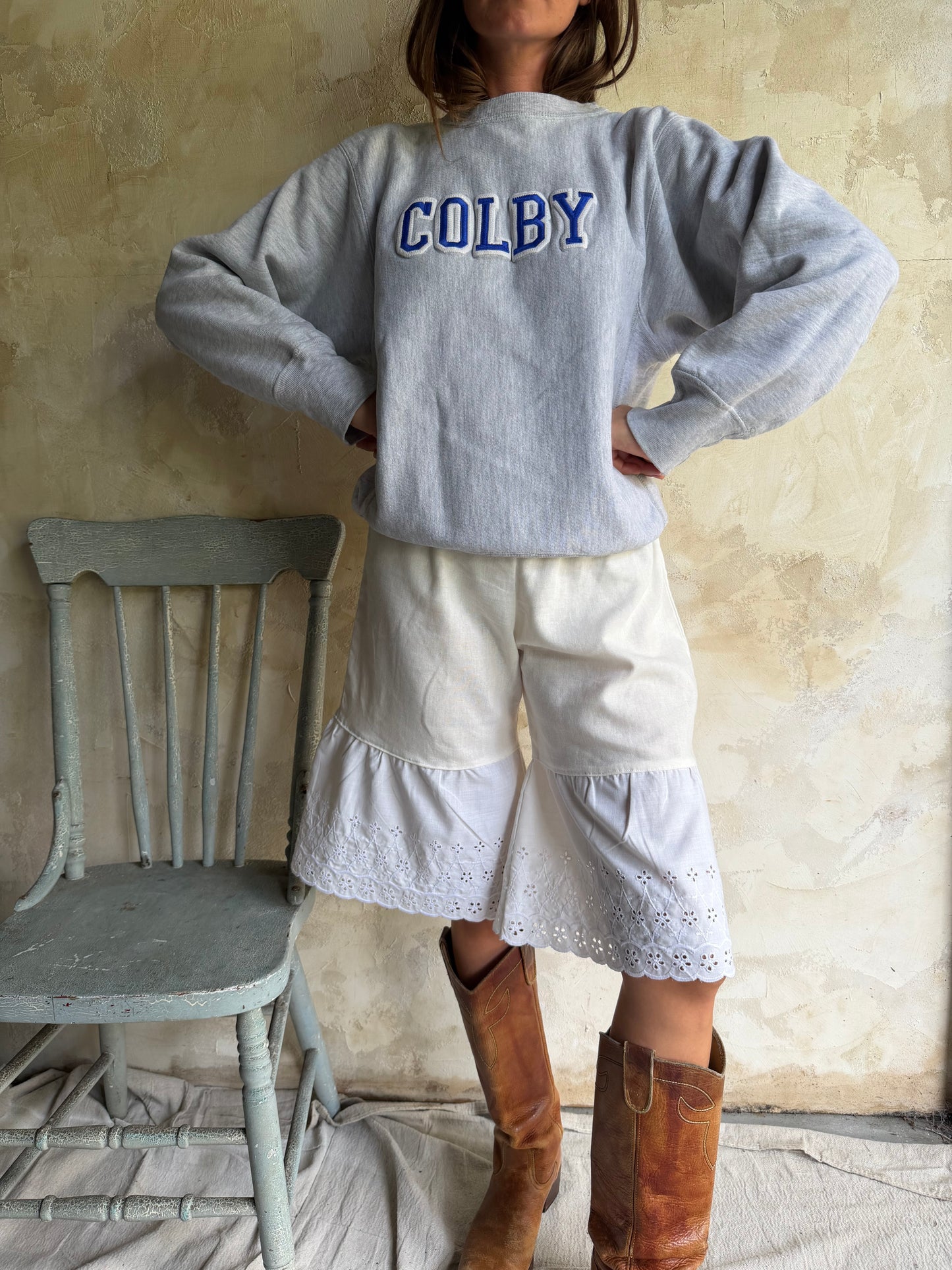 Colby Grey Crewneck