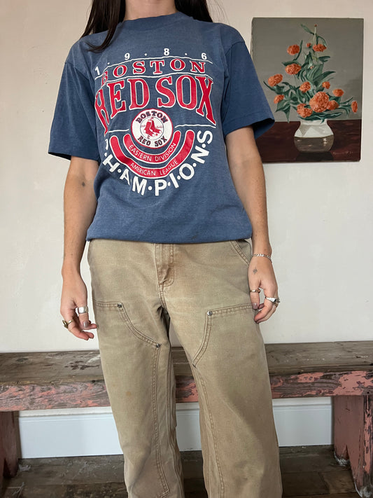 Faded Blue Boston Red Sox Tee