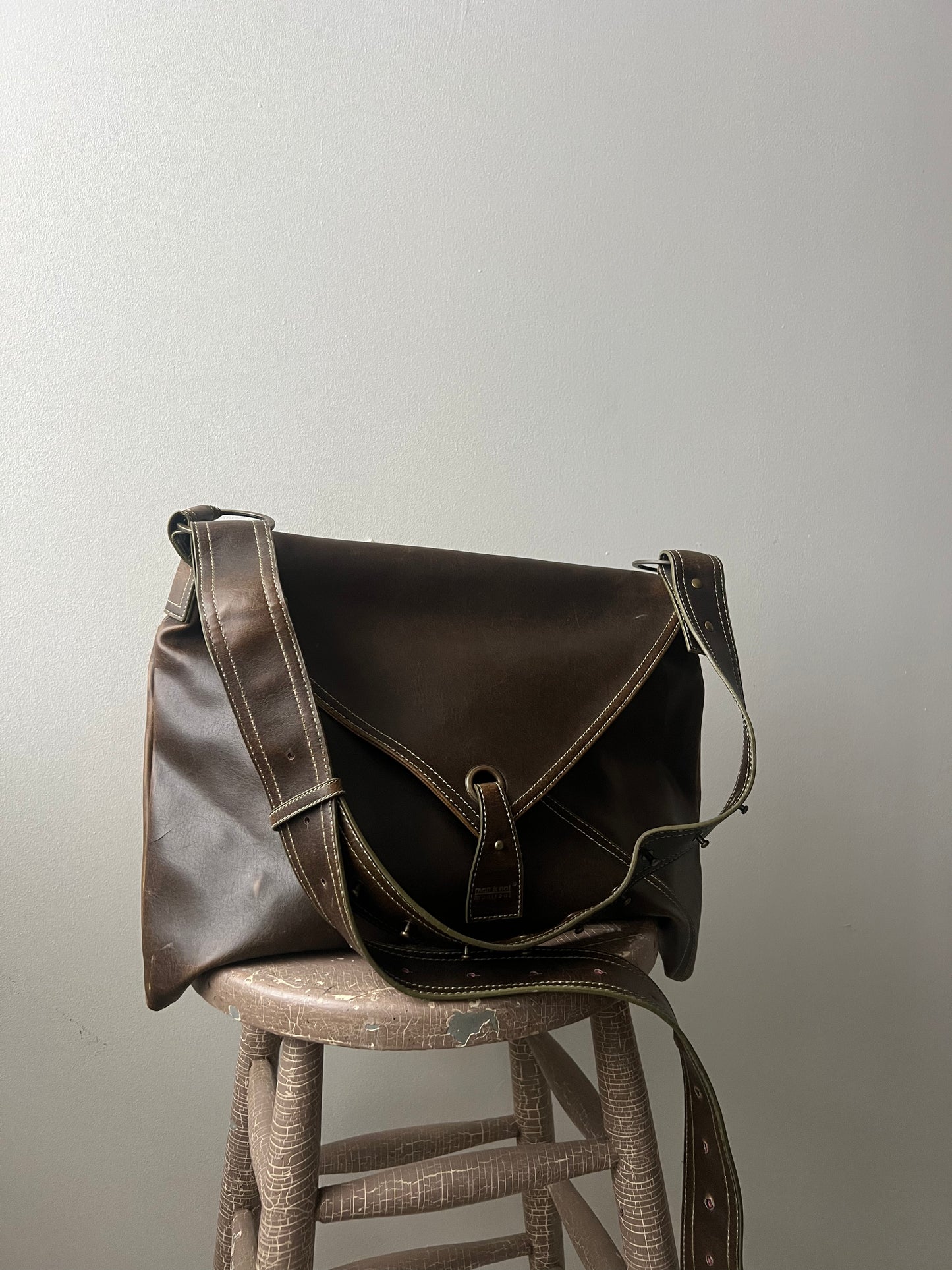 Vegan Leather Crossbody Bag