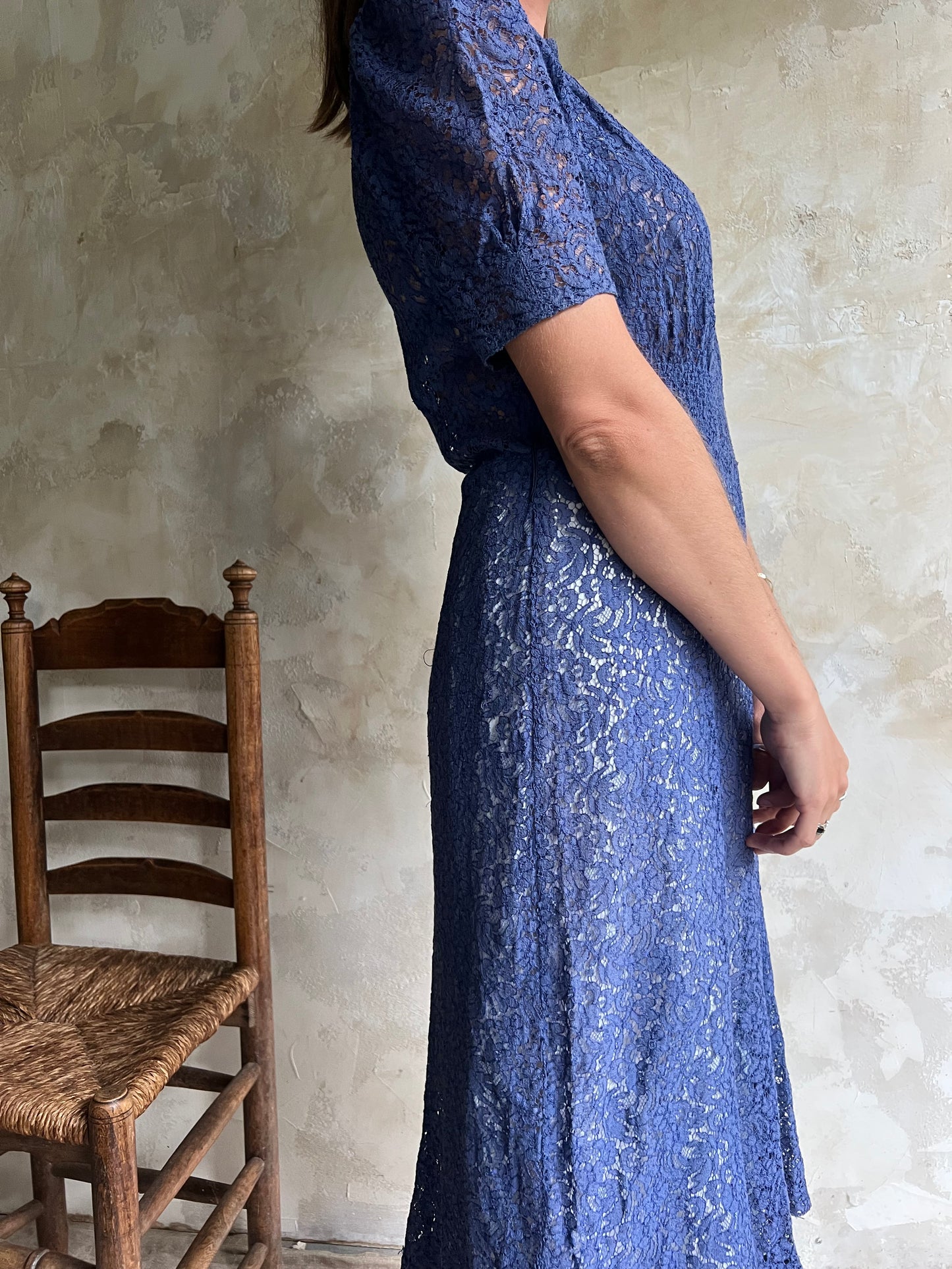 Periwinkle Lace Dress