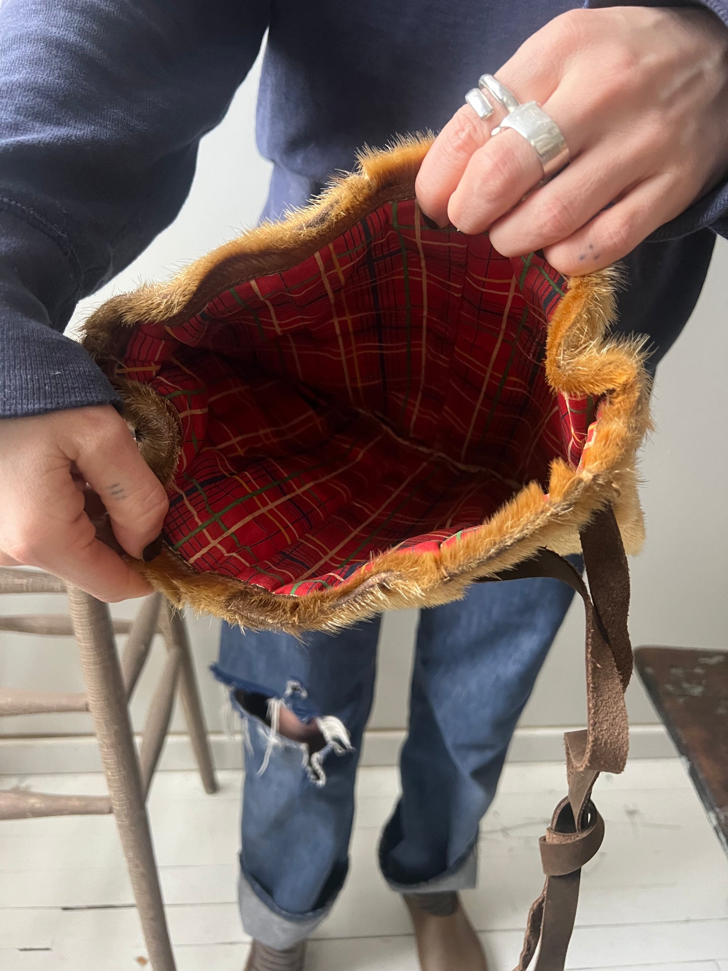 Handmade Fur Pouch