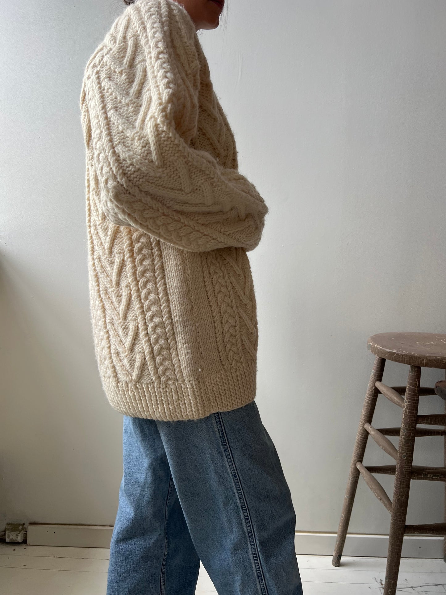 Gaeltarra Handknit Irish Wool Sweater