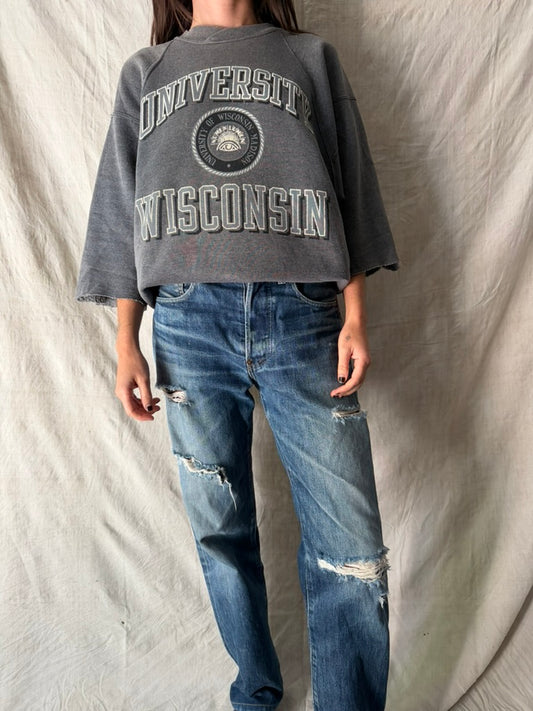 University of Wisconsin Grey Crewneck