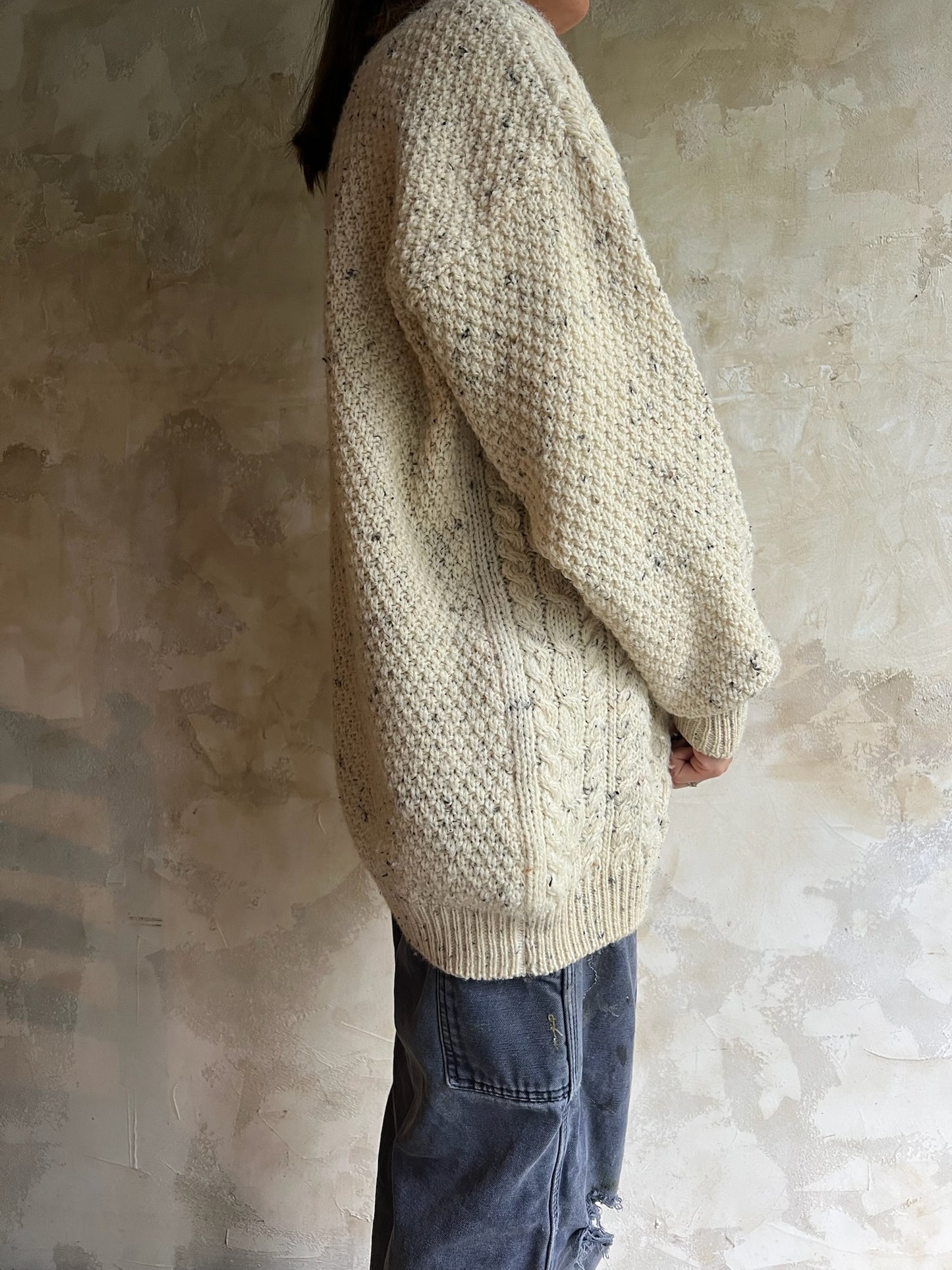 Wool Salt + Pepper Sweater