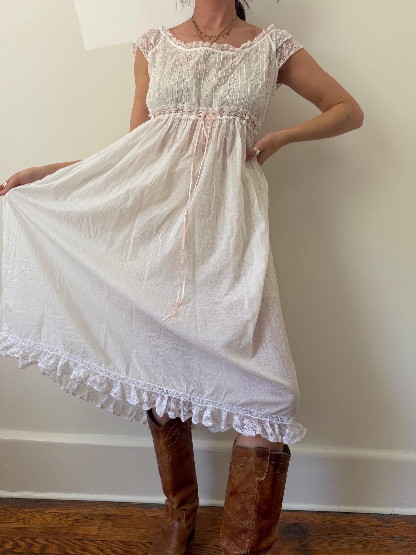 Cotton Lacey Dress