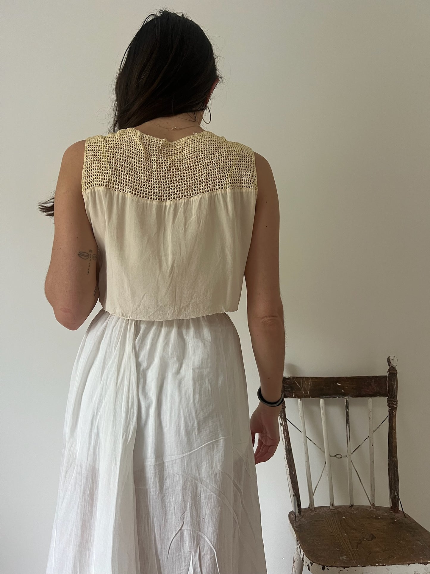 Baby Yellow Crocheted Tank