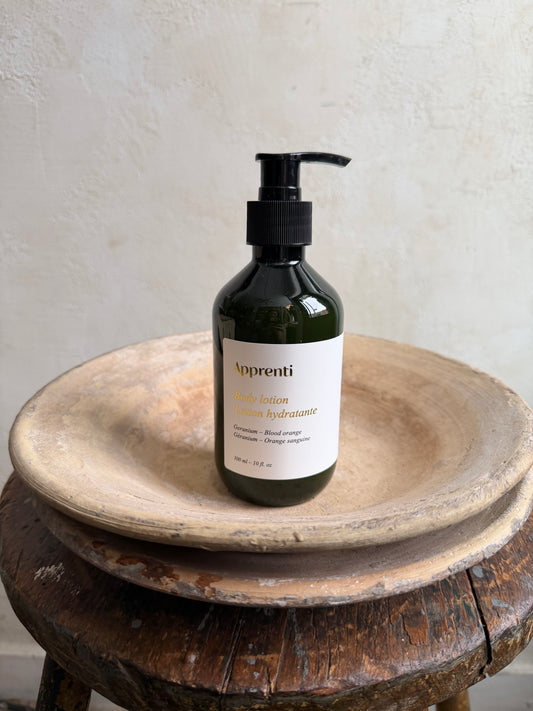 Geranium and Blood Orange Body Lotion by Apprenti Ôr'ganik