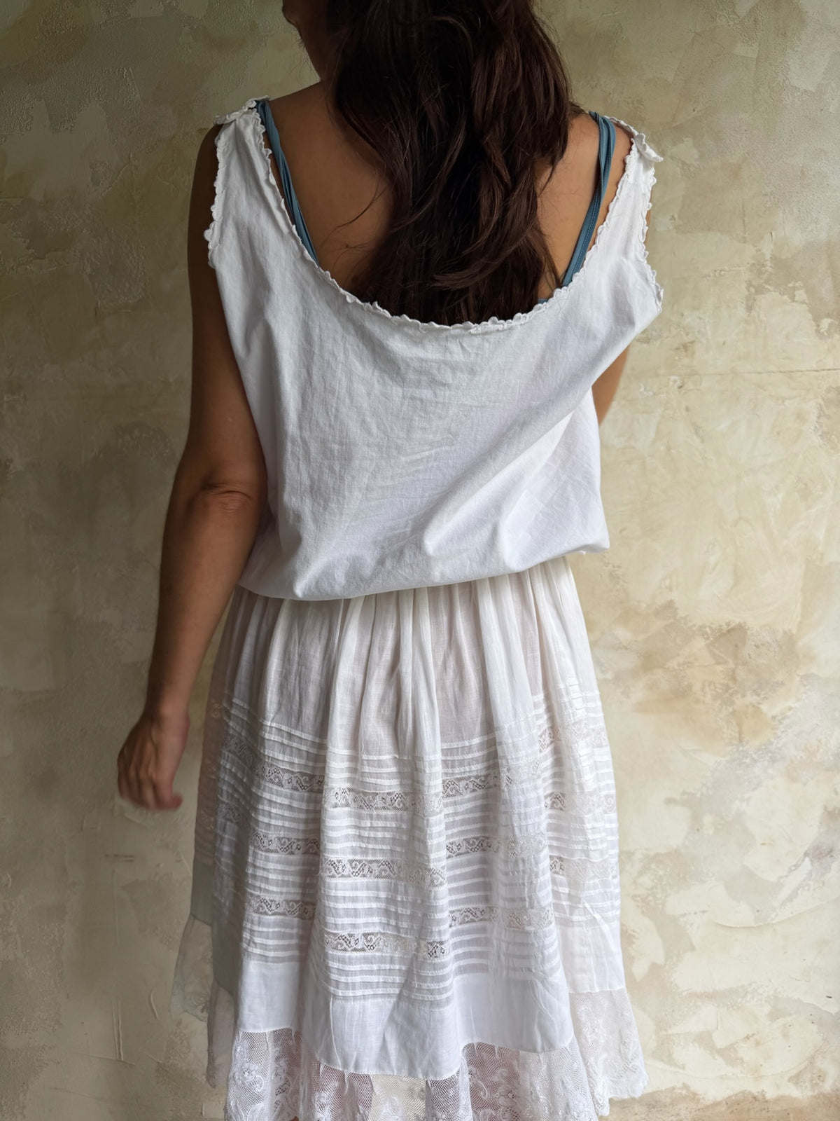 Antique Italian Cropped Tank