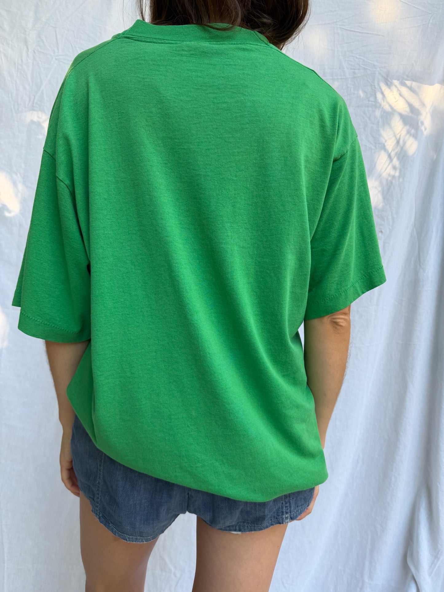 Faded Green Varsity Tee