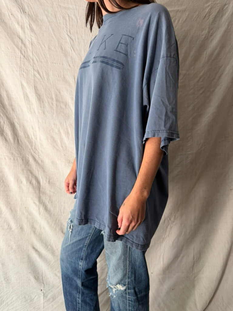 Faded Blue Grey Nike Tee