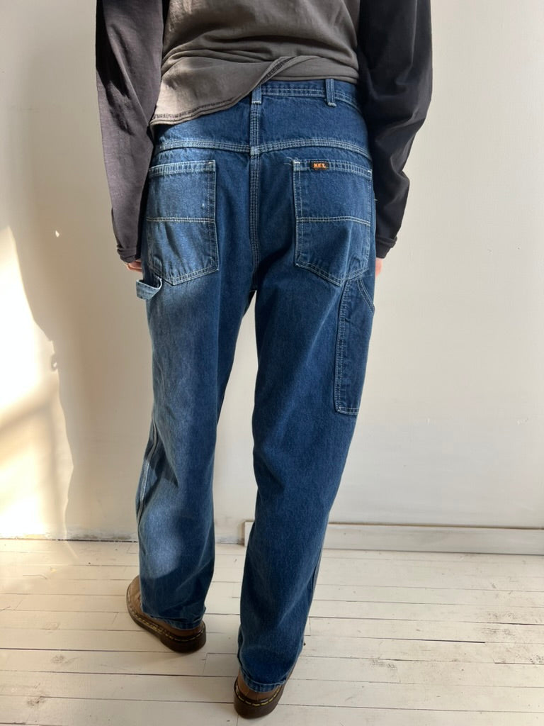 Key Dark Denim Painter Pant