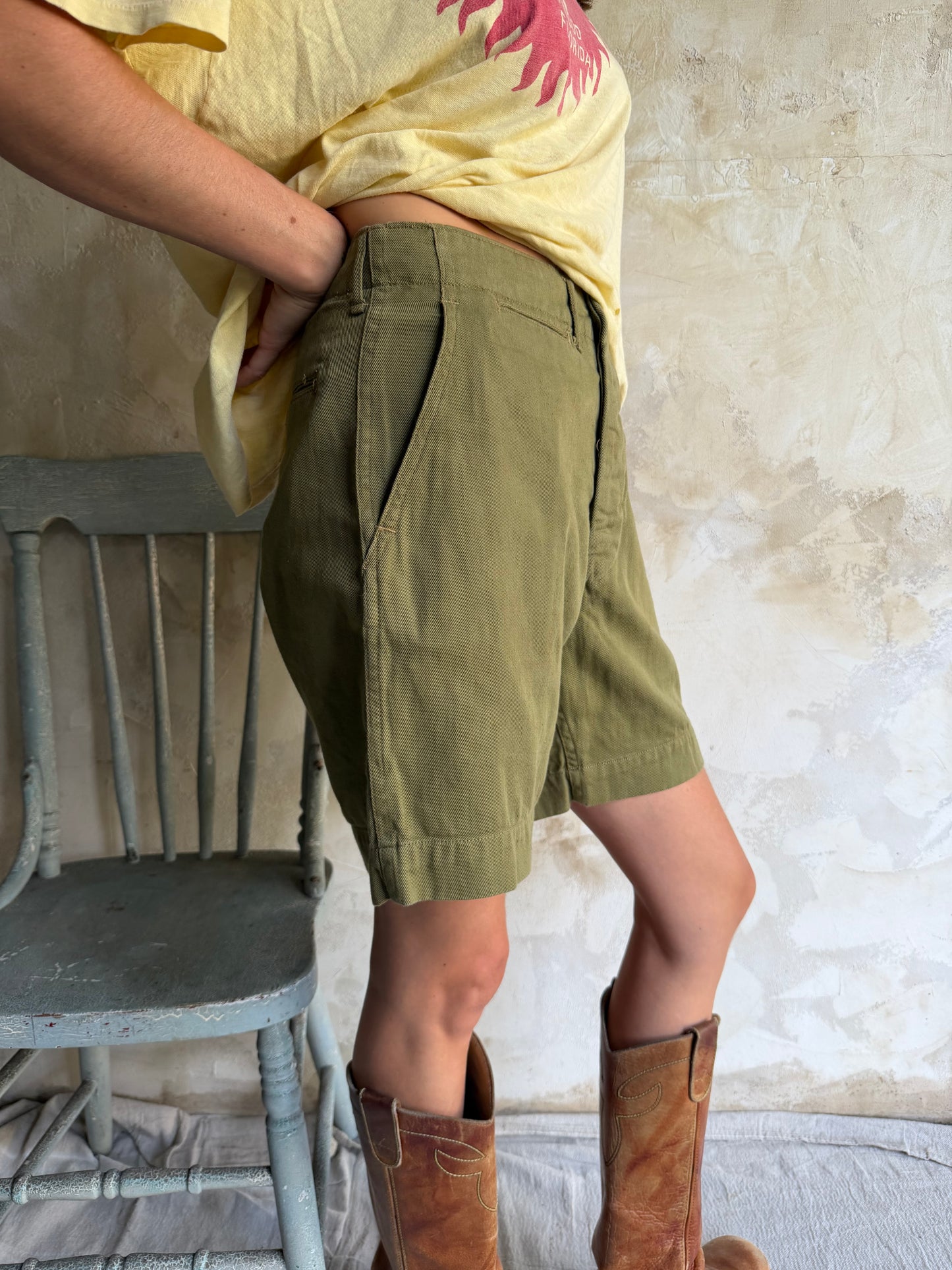 Green Boy Scouts Shorts