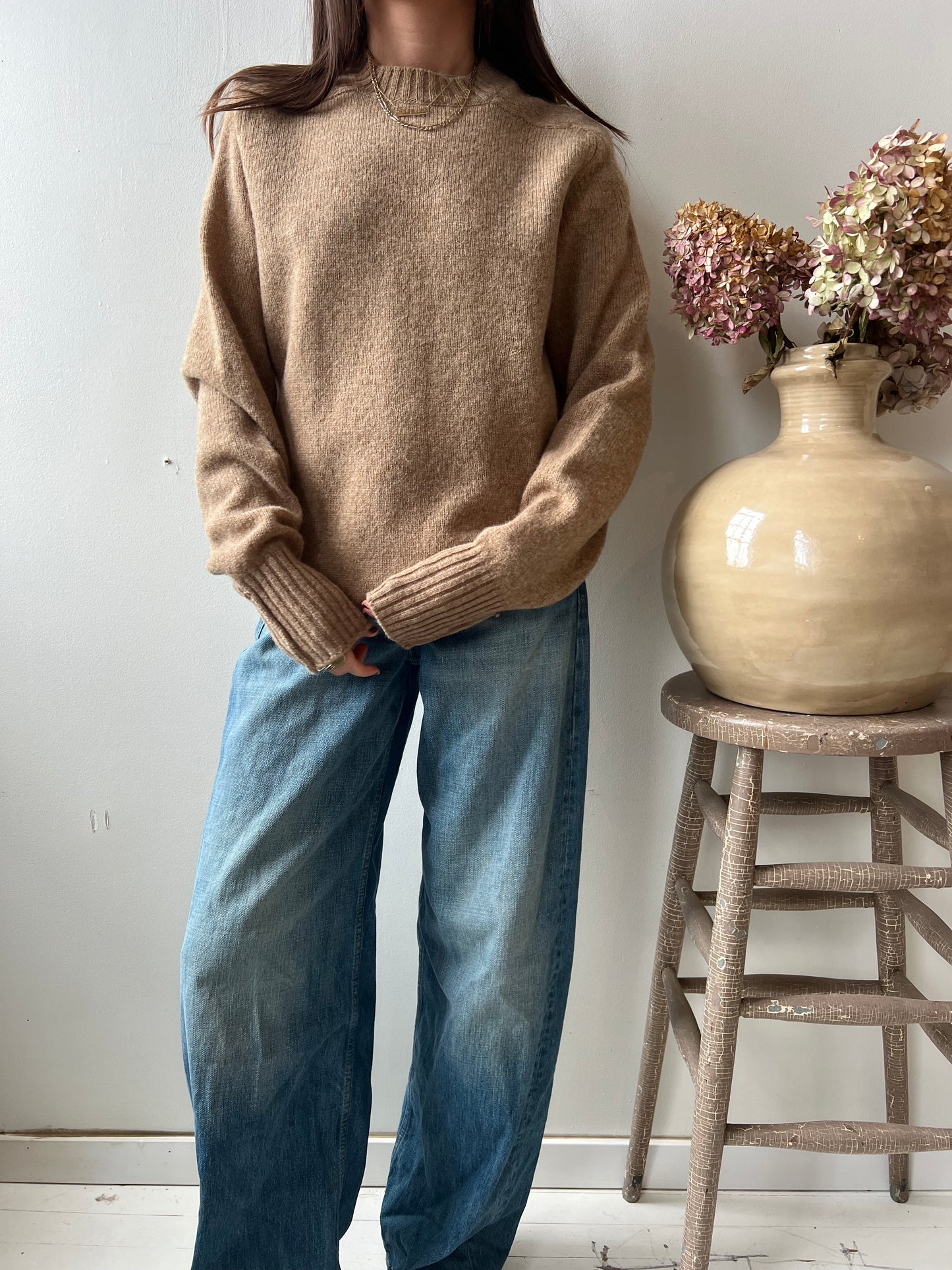 Tan Wool Pullover