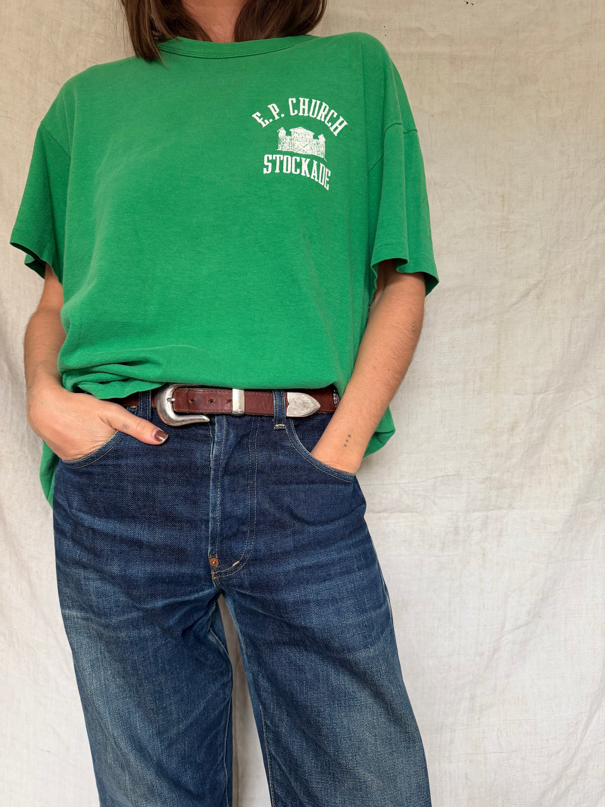 Vintage Green Tee