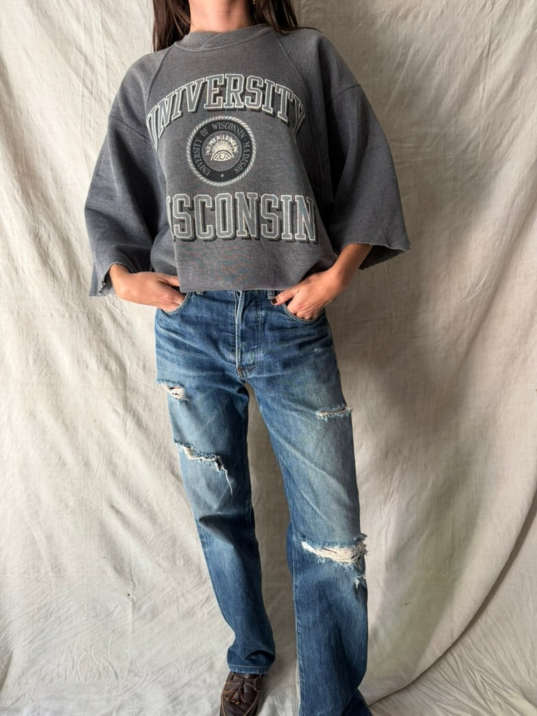 University of Wisconsin Grey Crewneck