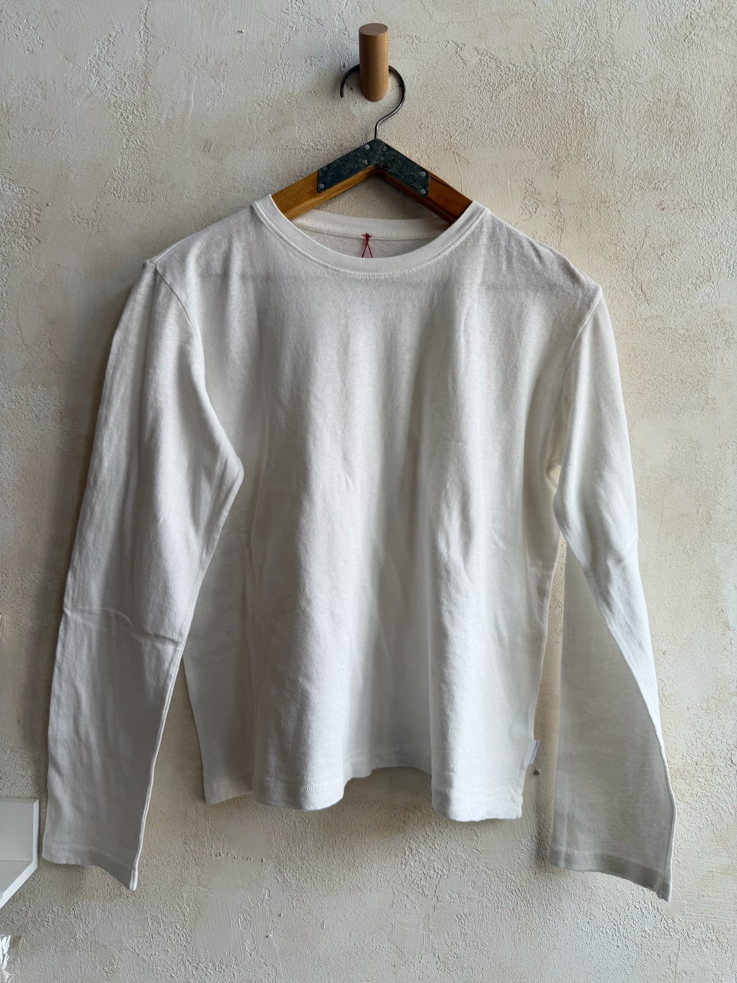 Foundation Long Sleeve Tee in Vintage White by Le Bon Shoppe